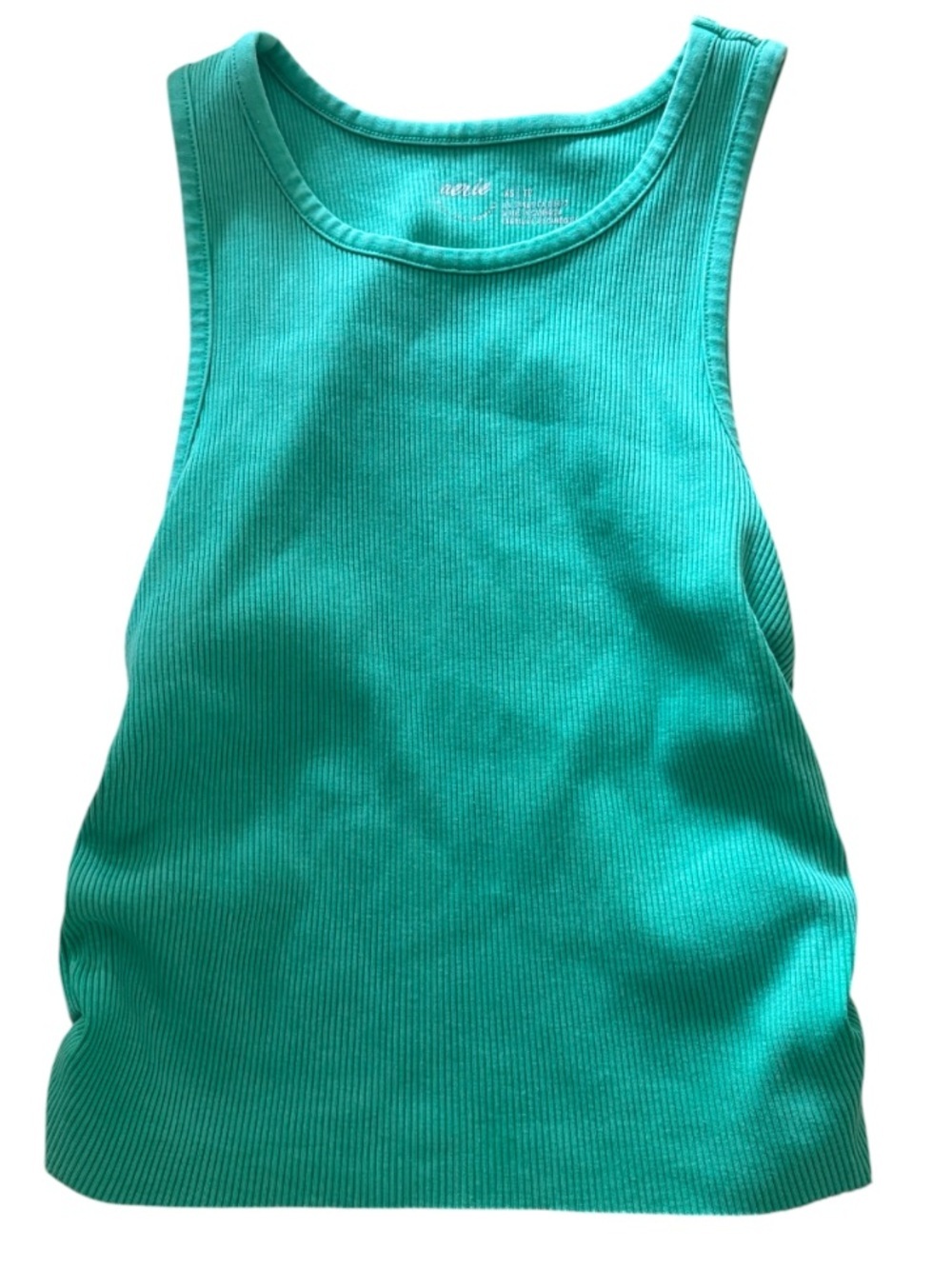 Aerie Rouchy Ribbed Tank Top NWOT - Picture 3 of 6